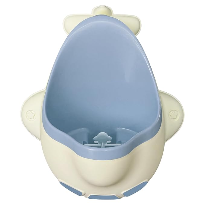 Potty Training Urinal for Boys Cute Whale with Funny Aiming Target - Gray