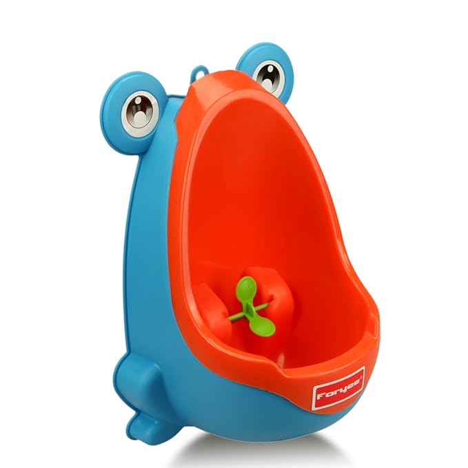Potty Training Urinal for Boys Cute Whale with Funny Aiming Target - Gray